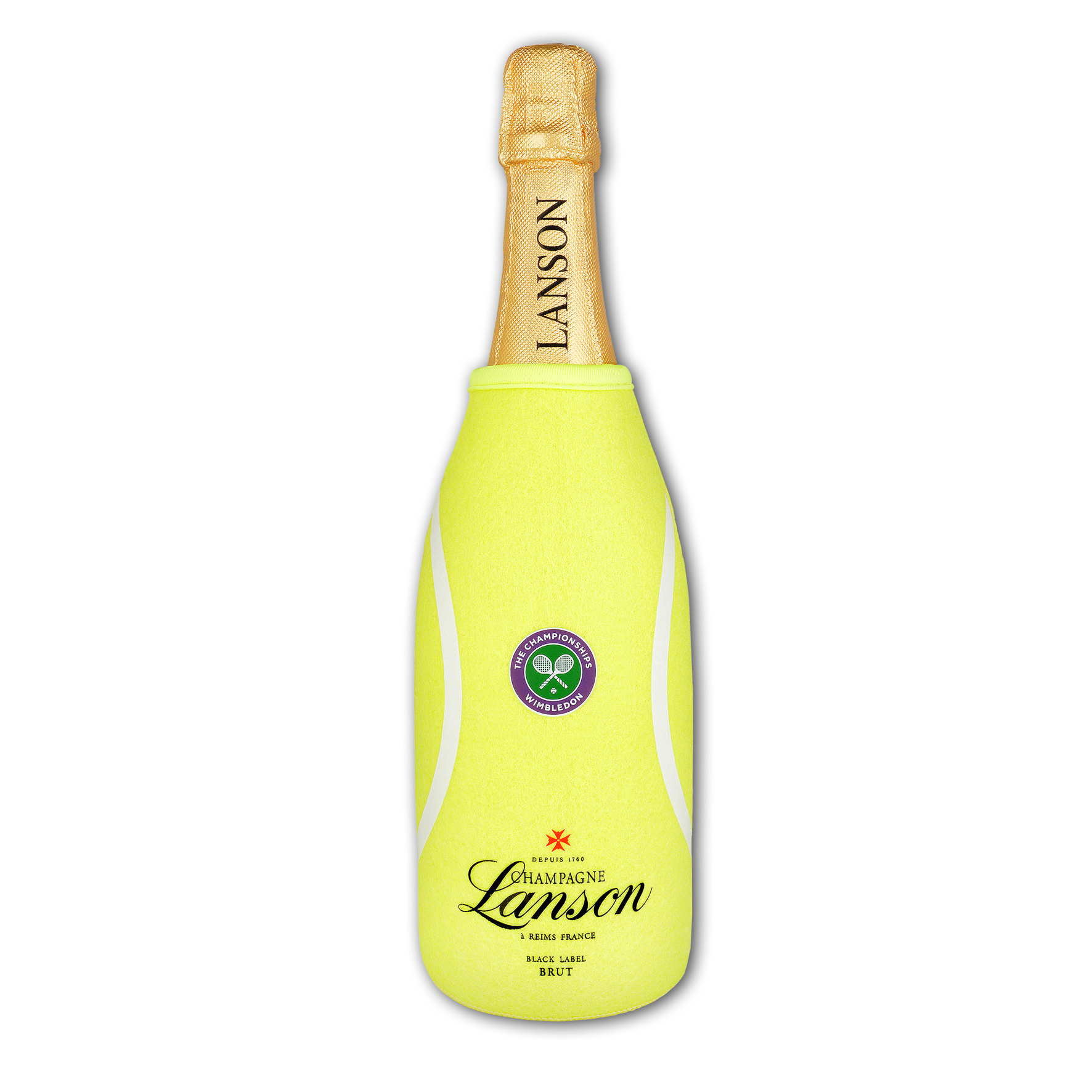 Buy & Send Lanson Black Label Brut NV 75cl Wimbledon Tennis Ball Chill jacket